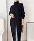 Long Knit Drape Sweater
