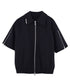 Double Zip Short Sleeve Blouson
