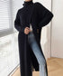 Long Knit Drape Sweater