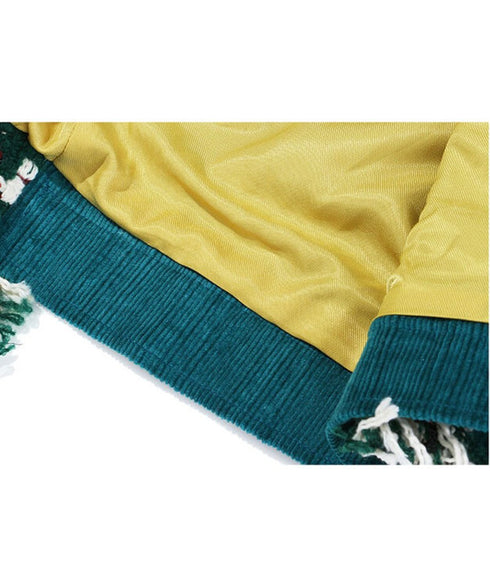 Patchwork Fringe Jacket