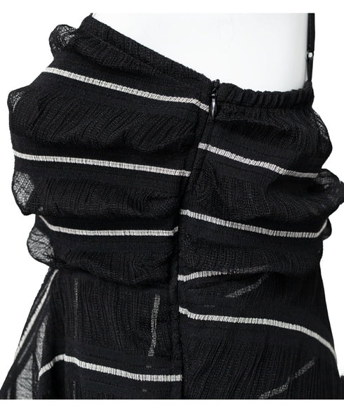 U-neck See-through Top