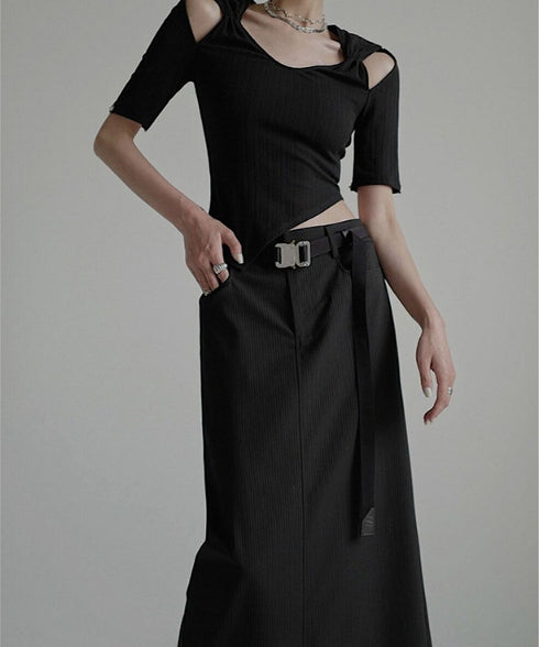 Cut-out Asymmetry Top