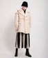 Ruffled Quilted Belted Coat