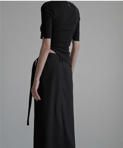 Cut-out Asymmetry Top