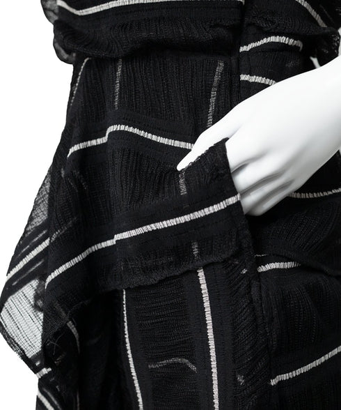 U-neck See-through Top