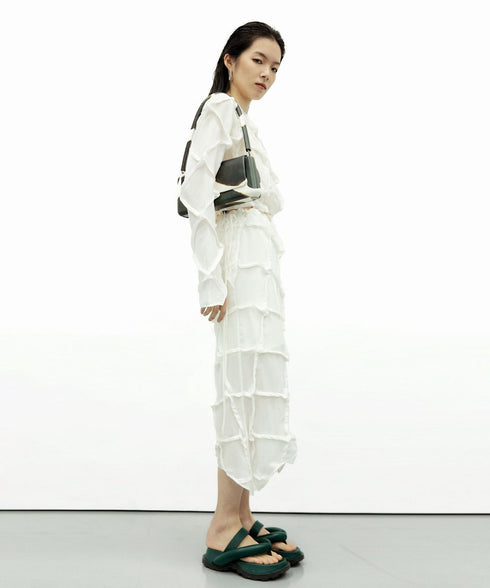 Round-neck Mulberry Top