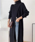 Long Knit Drape Sweater