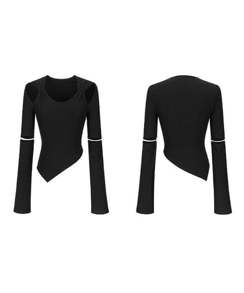 Cut-out Asymmetry Top