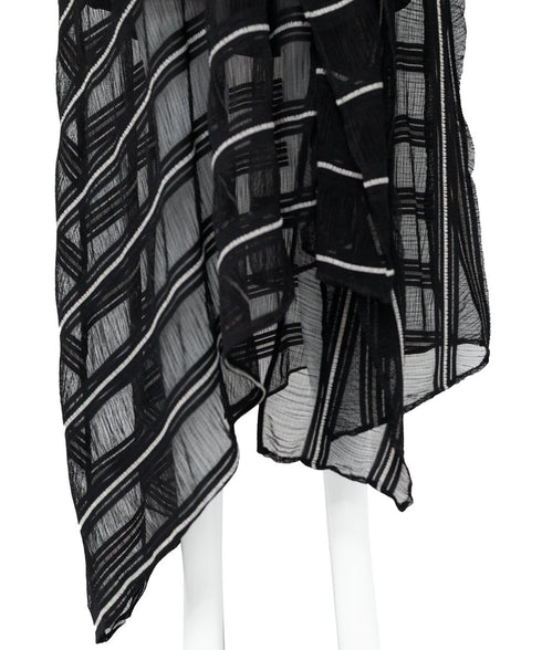 U-neck See-through Top