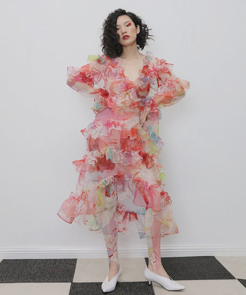 floral design leggings