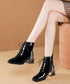 Bijou Heel Lace Up Boots