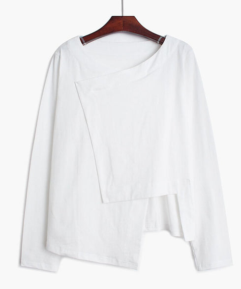 Asymmetrical Split T-shirt