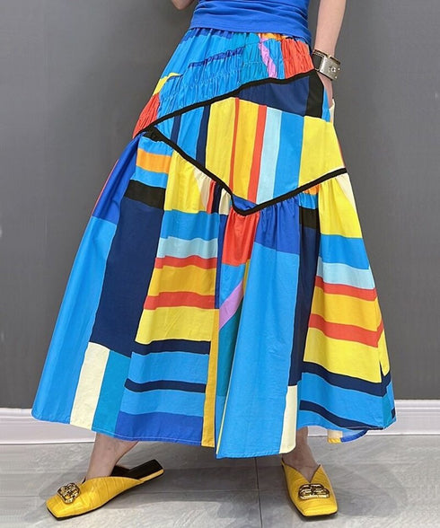 Tucked Gathered Skirt