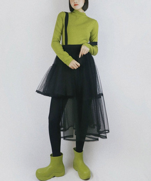 Tulle Suspender Skirt