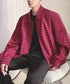 Red Check Zip Jacket