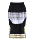 Plaid Splicing Skirt