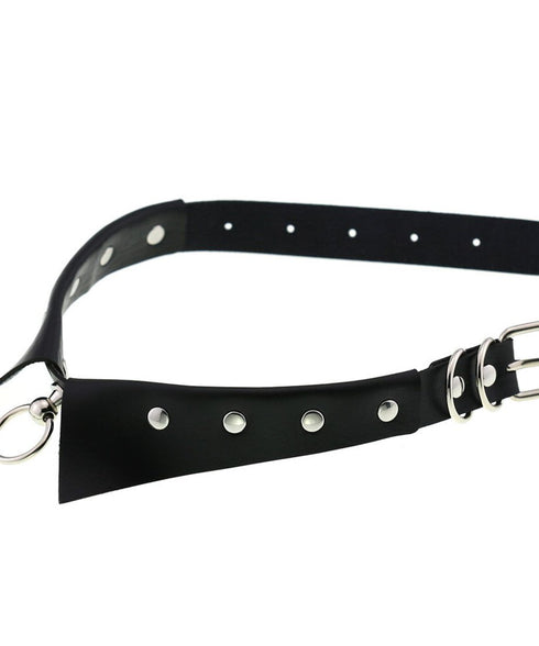 Studded Collar Ring Choker