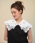 Butterfly Embroidery Collar Blouse
