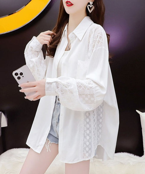 Patchwork Lace Blouse