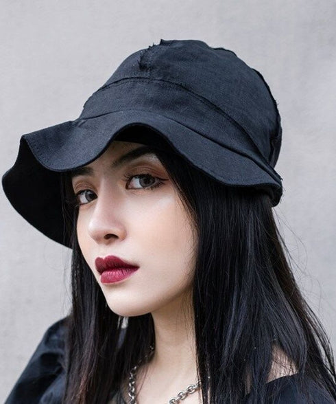 Raw Edge Bucket Hat