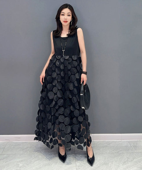 Side Long Top & Dot Dress Co-ord