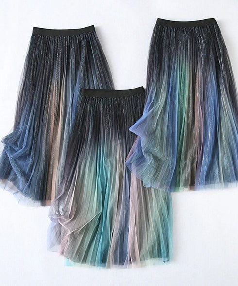 Gradient Tulle Skirt