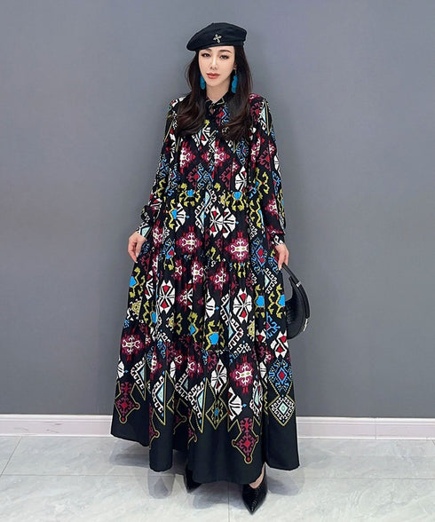 Ethnic Pattern Dress