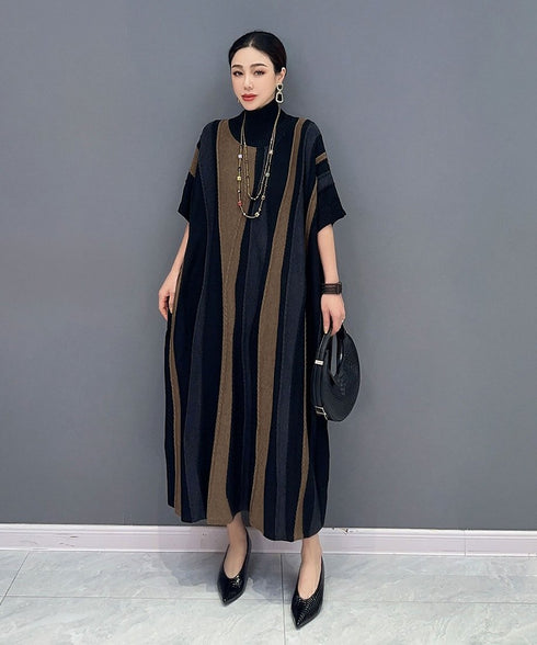 Wave Line Relax Long Dress