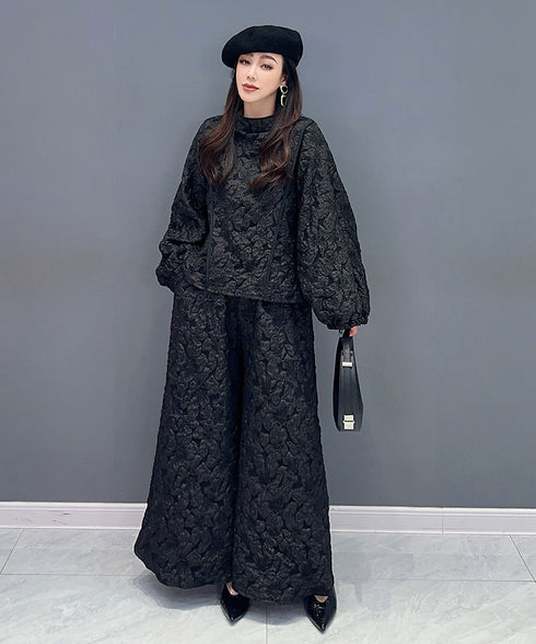 Billowy Sleeve Top & Pants Co-ord