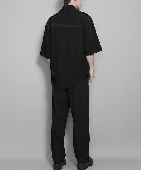 Asymmetric Collar Shirt