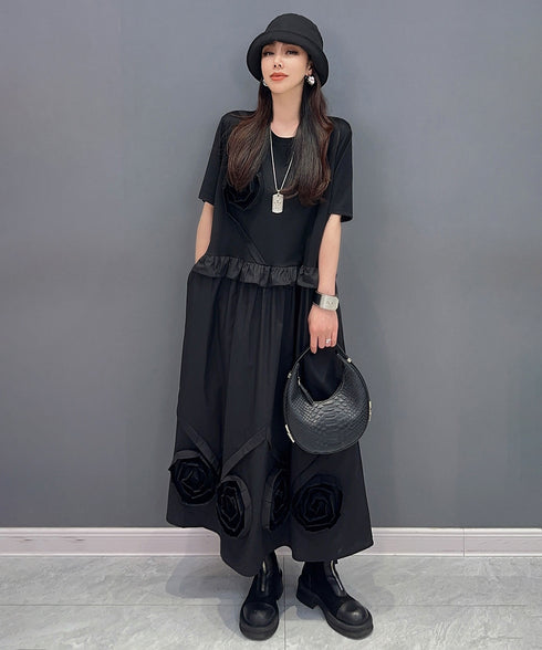 Three-dimensional Flower Dress