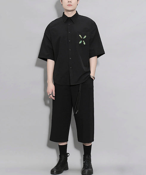 Oval Hollow Design Shirt