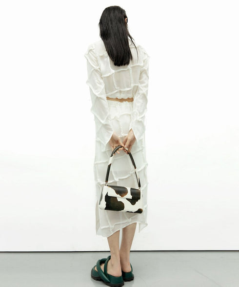 Round-neck Mulberry Top