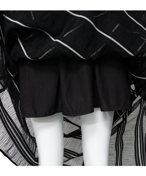 U-neck See-through Top