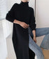 Long Knit Drape Sweater
