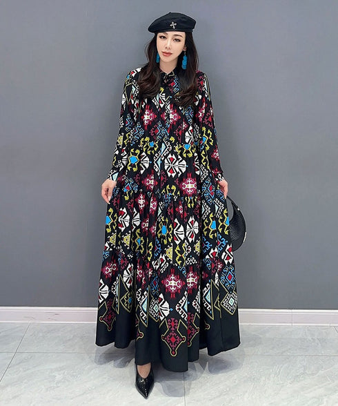 Ethnic Pattern Dress