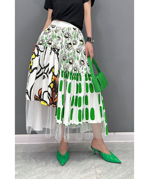 Tulle Layered Flare Skirt