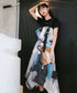 Planet One-shoulder Dress
