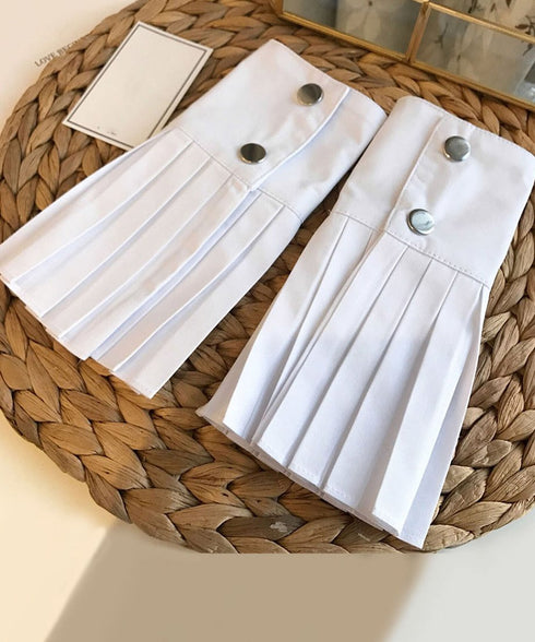 Pleated Shirt Cuffs