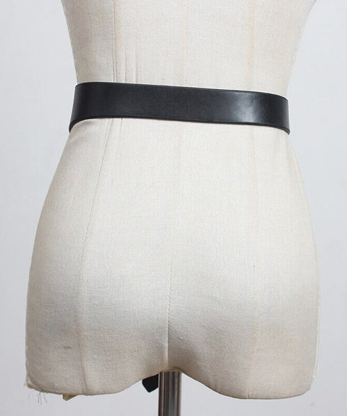 Studded Wrap Wide Belt