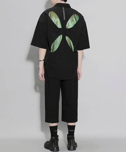 Oval Hollow Design Shirt