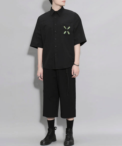 Oval Hollow Design Shirt