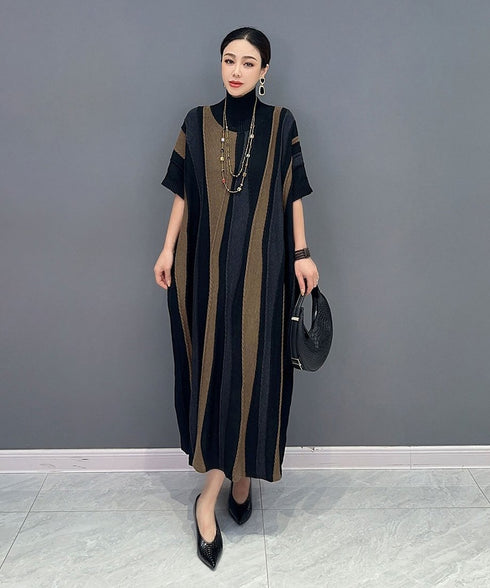 Wave Line Relax Long Dress