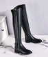 Dual Buckle Over Knee Boots