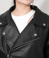Faux Leather Rider Jacket