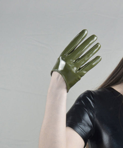 Glossy Vinyl Gloves