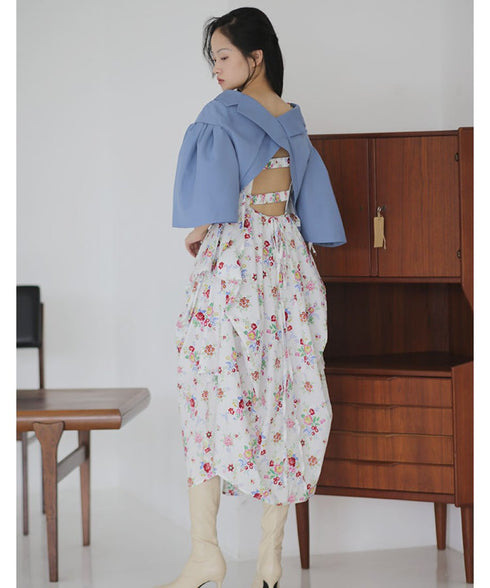 Front Cross Short Jacket