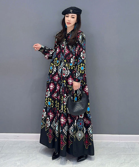 Ethnic Pattern Dress