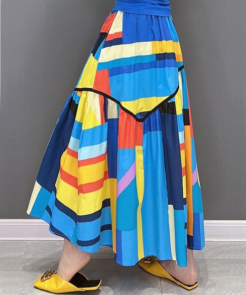 Tucked Gathered Skirt