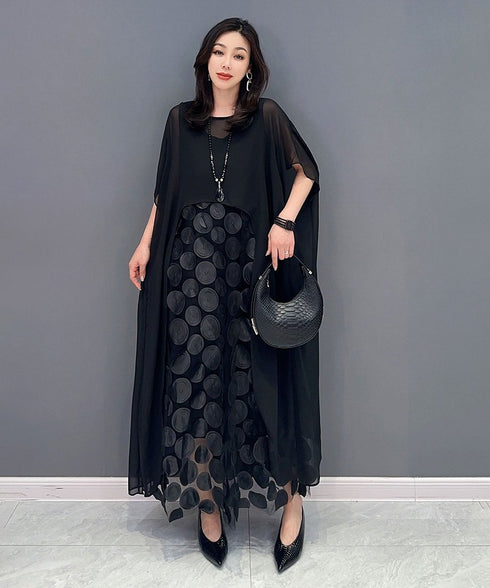 Side Long Top & Dot Dress Co-ord